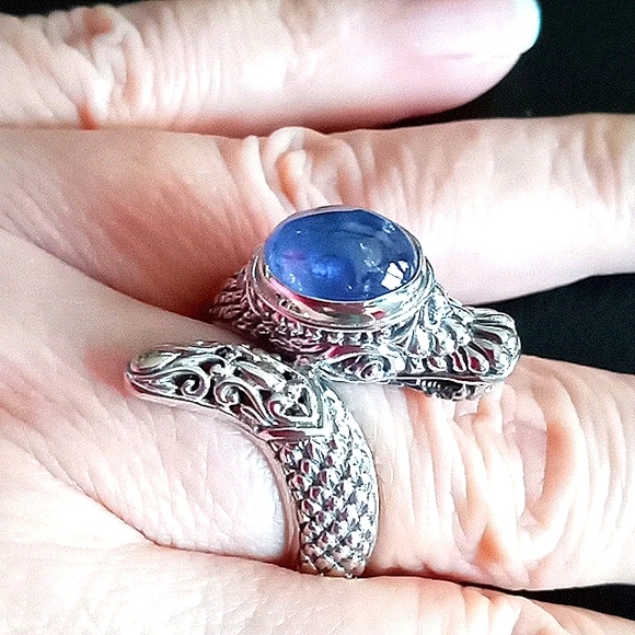 BALI LEGACY TANZANITE DRAGON RING - Picture 5 of 14